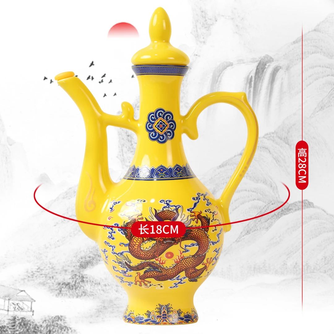 兴盛长单瓶黄龙壶原浆酒纯粮清香型优级白酒53度500ml*1