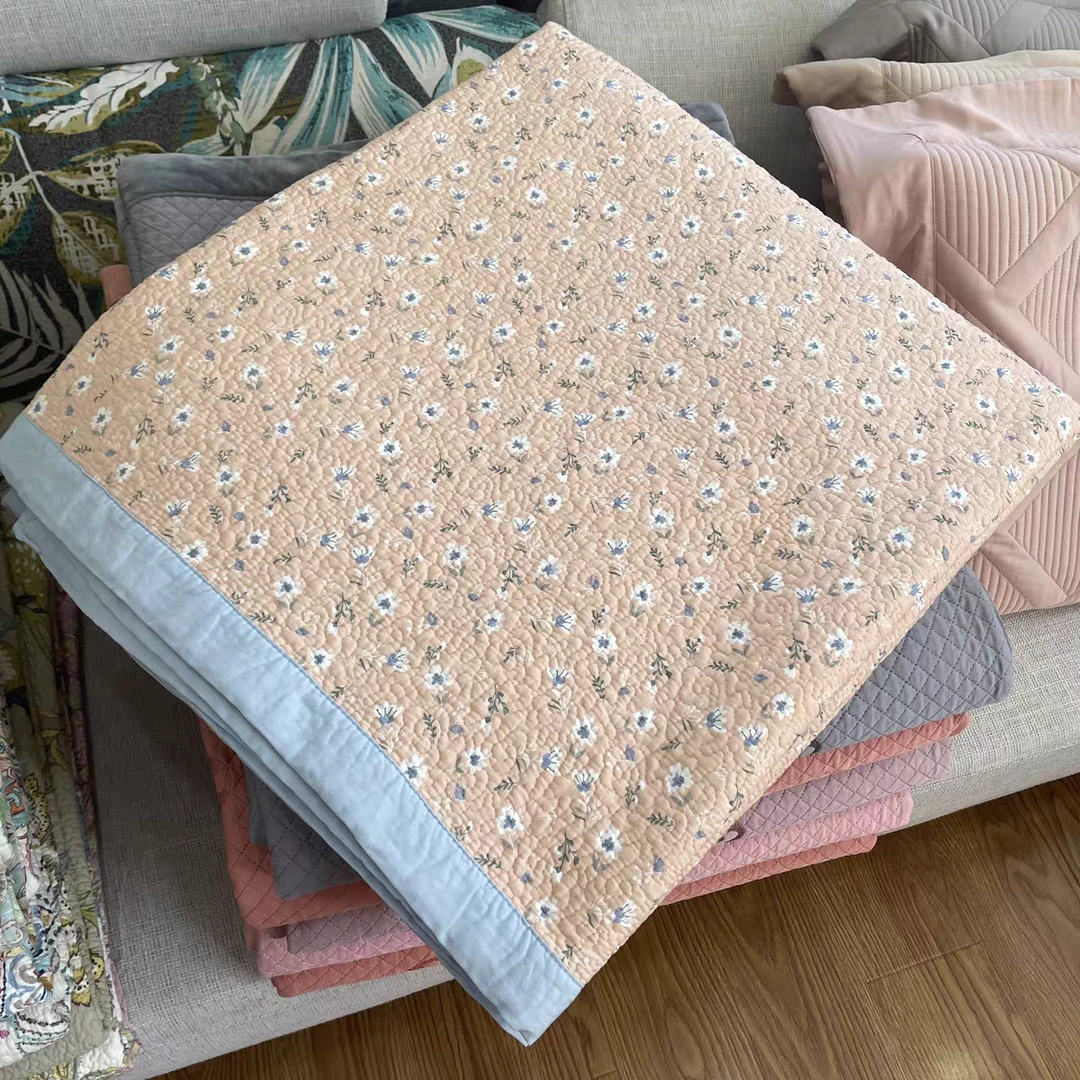 云小棉 床盖 双面两用砂洗柔软 一面云小棉 一面绒  一年四季可用