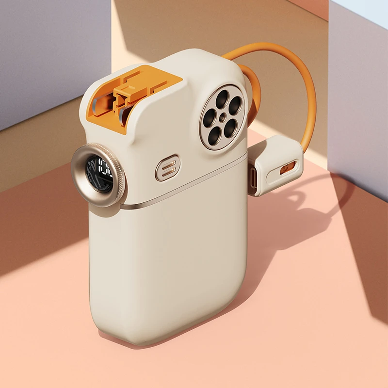 幻响AC墙插超级快充移动电源10000毫安超级快充自带线