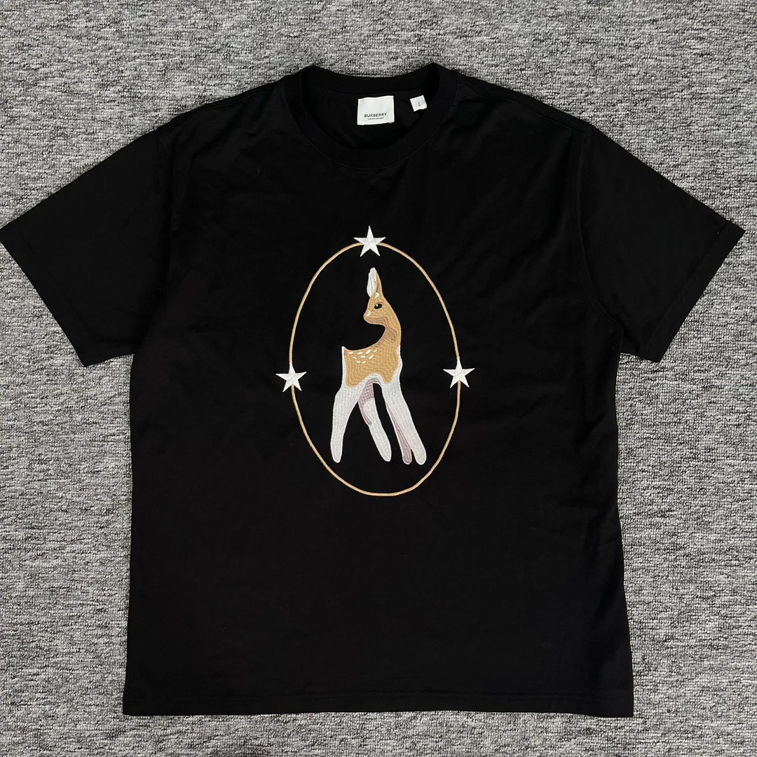 99新 BURBERRY/博柏利 小鹿图案短袖/S码/99新/wk0553