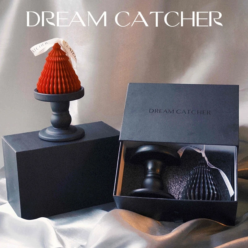 Mooshien 慕上 低温蜡烛香薰礼盒黑色磨砂陶瓷蜡烛台套装装饰摆件