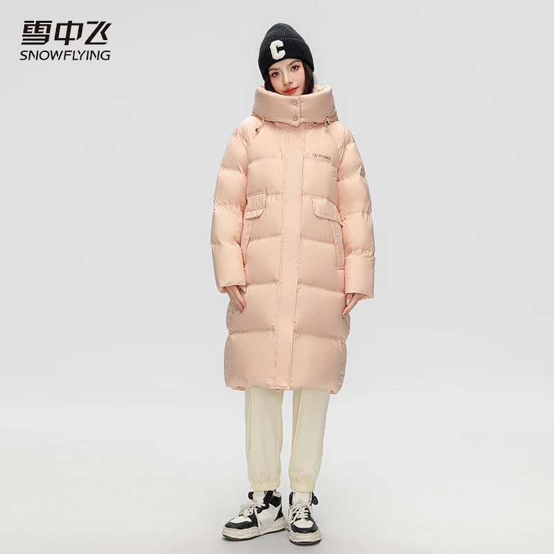 雪中飞2023秋冬季新款韩版潮流宽松羽绒服防寒外套女-X301419500F