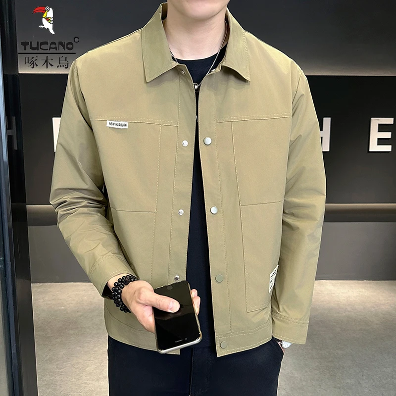 TUCANO/啄木鳥夹克衫新款时尚秋季帅气休闲防风简约啄木鸟夹克男