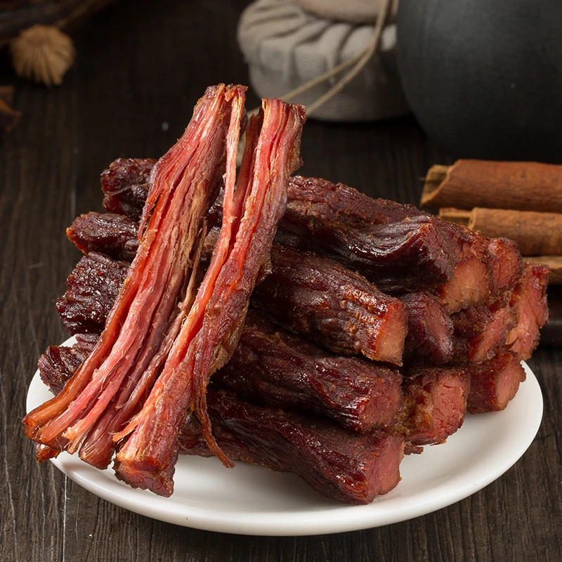 【风干牛肉干】新鲜黄牛肉 精选牛腿肉秘制酱卤风干制作 200g*3盒