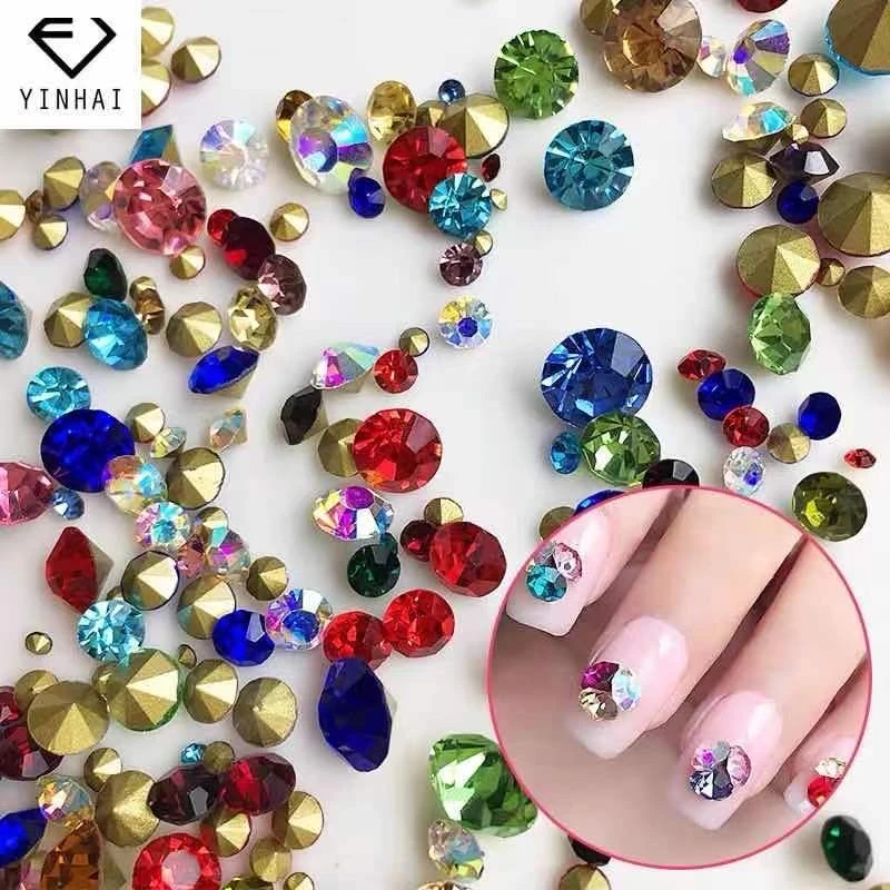 【马上制造局】美式码混色混秋冬彩妆尺寸美甲饰品美甲钻指甲装饰