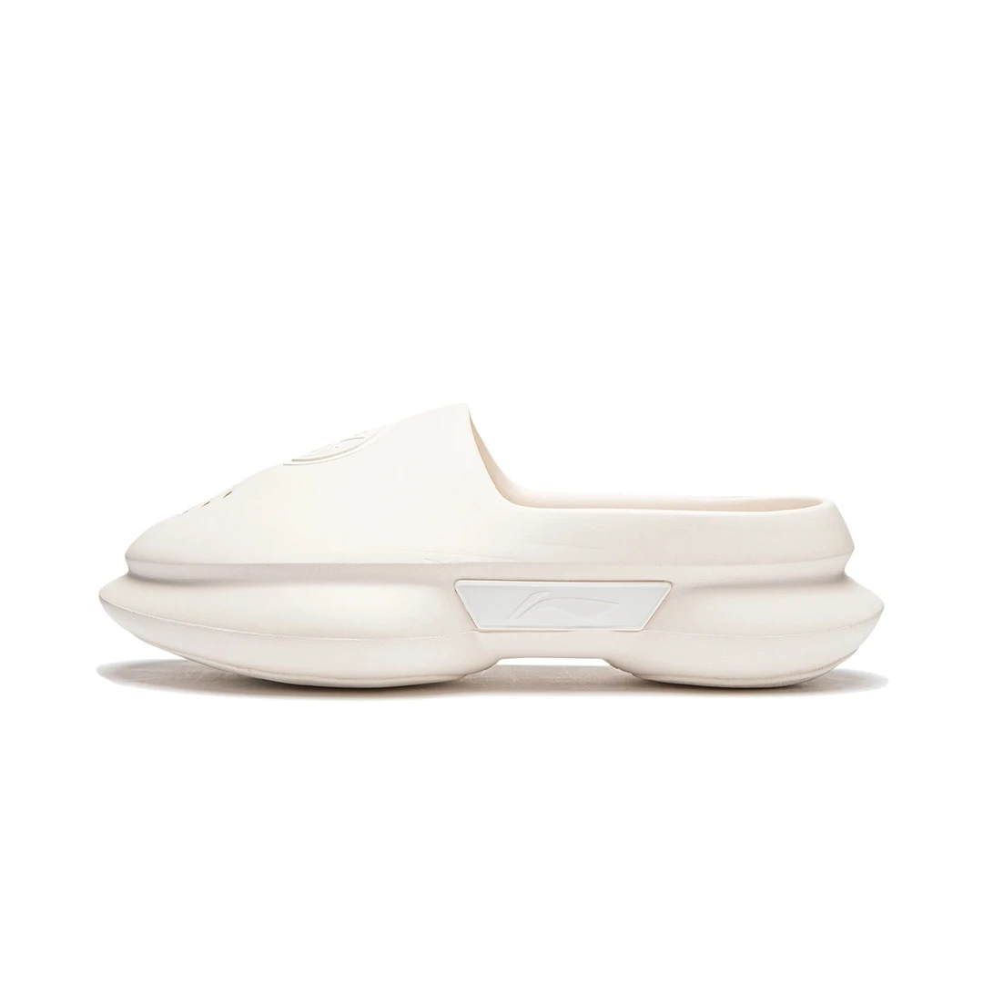 李宁凉拖 2024夏新品韦德男子反光轻量高回弹篮球场下拖鞋ABTU003