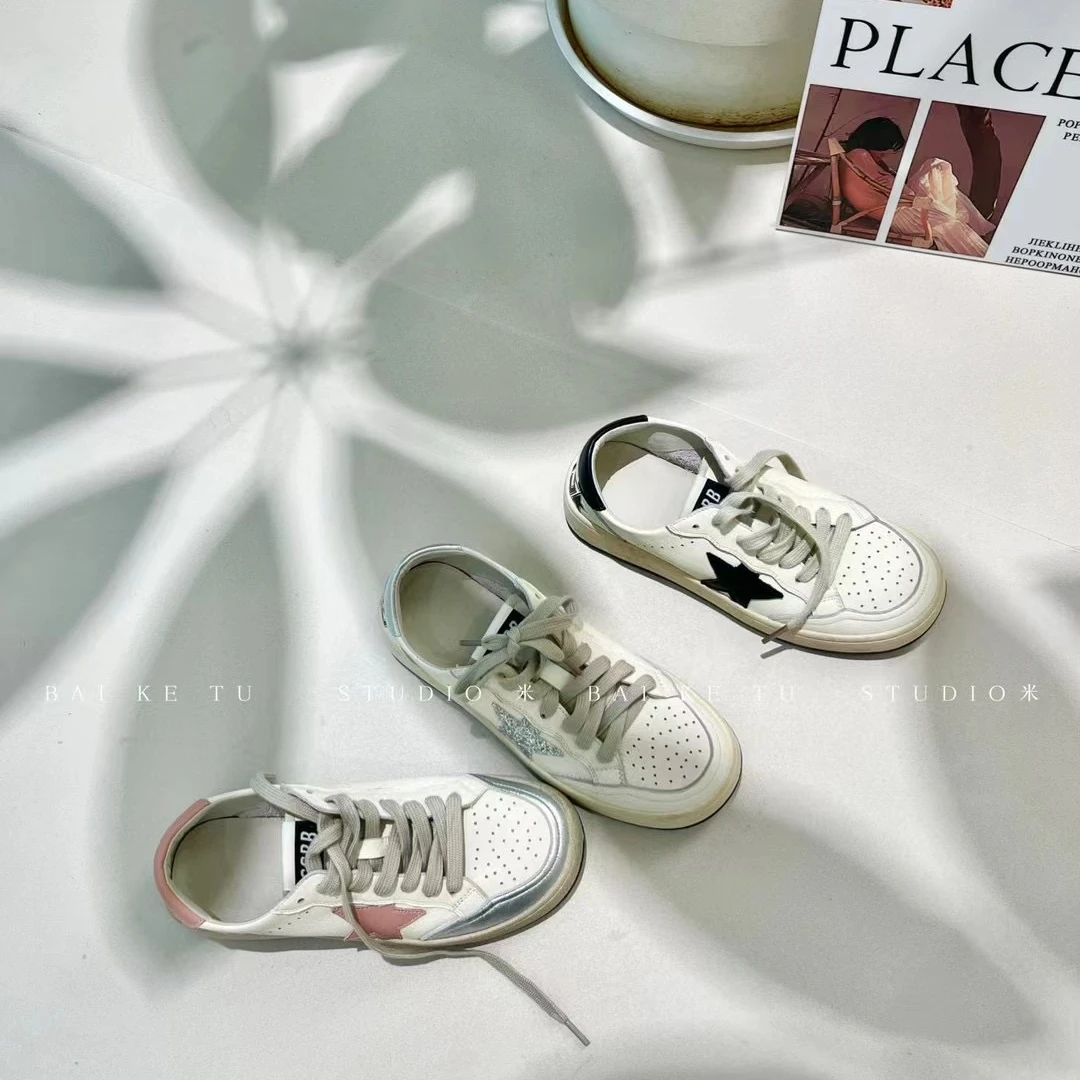 鞋小白鞋脏脏底百搭潮流鞋子女鞋里外全皮软软底低帮时尚休闲鞋
