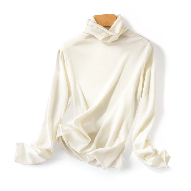 【董清子】堆堆领自然卷边套头衫503