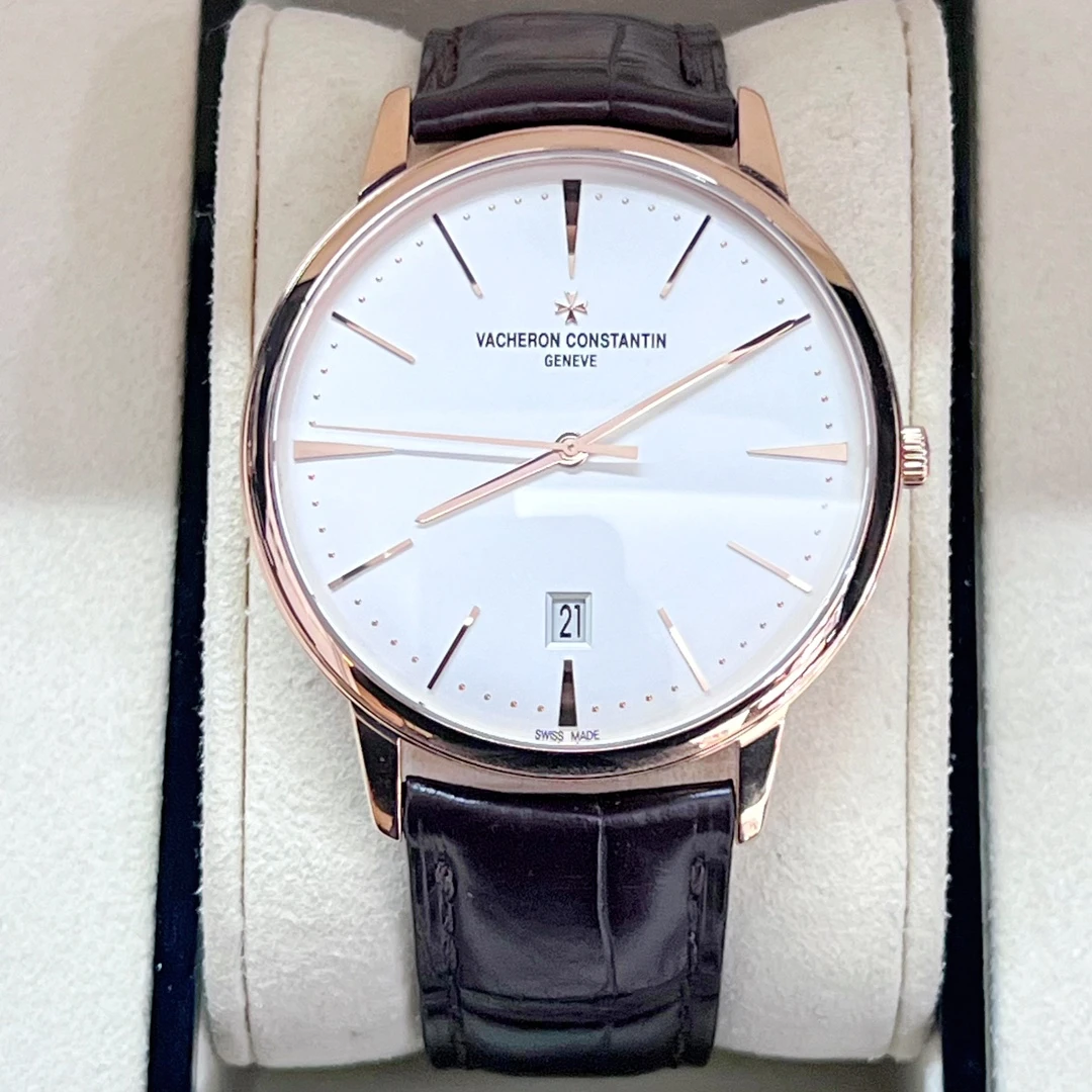 99新 Vacheron Constantin/江诗丹顿 传承85180 18k玫瑰金40mm