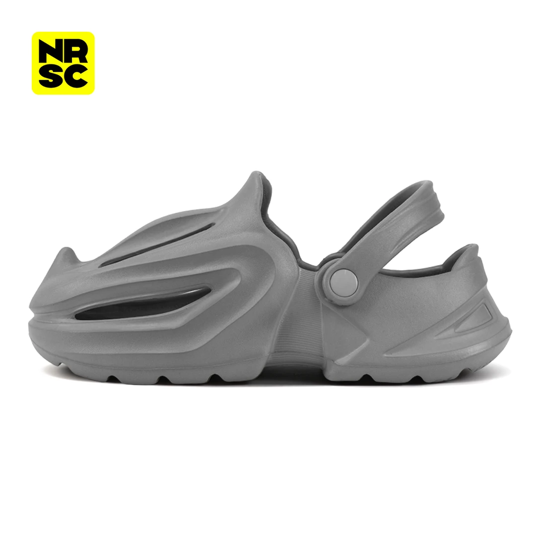NRSC/24SS 犀牛洞洞鞋 嘻哈美潮亚文化透气软底沙滩防滑夏季拖鞋