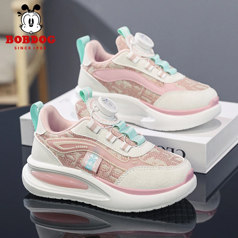 巴布豆童鞋女童运动鞋秋款2023新款儿童休闲潮牌板鞋春秋鞋子女孩