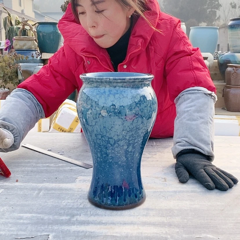 【闪购商品】陶瓷15cm以下王嫂花盆1231-205