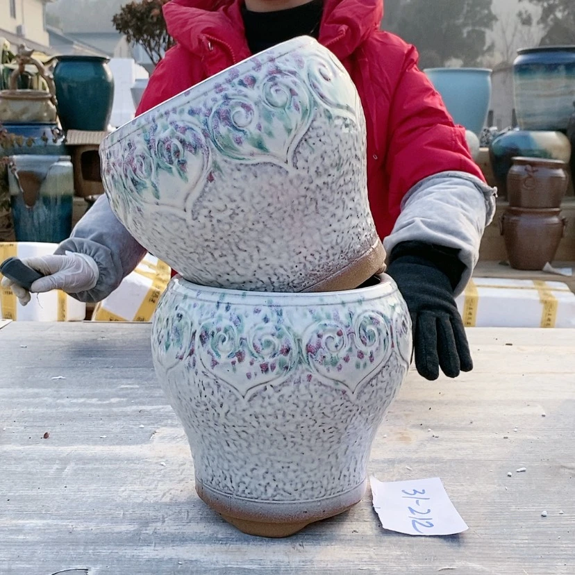 【闪购商品】陶瓷15cm以下王嫂花盆1231-212