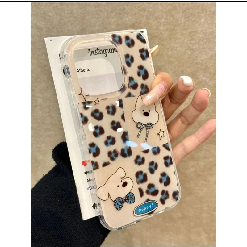 蝴蝶结西高地适用苹果16/14创意iPhone15promax手机壳13创意个性