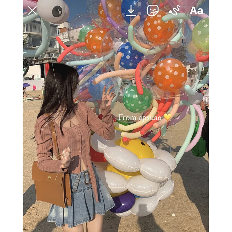 白水女 清清款氛围感三件套上衣 白水女 B2121291-TZ百搭套装春季