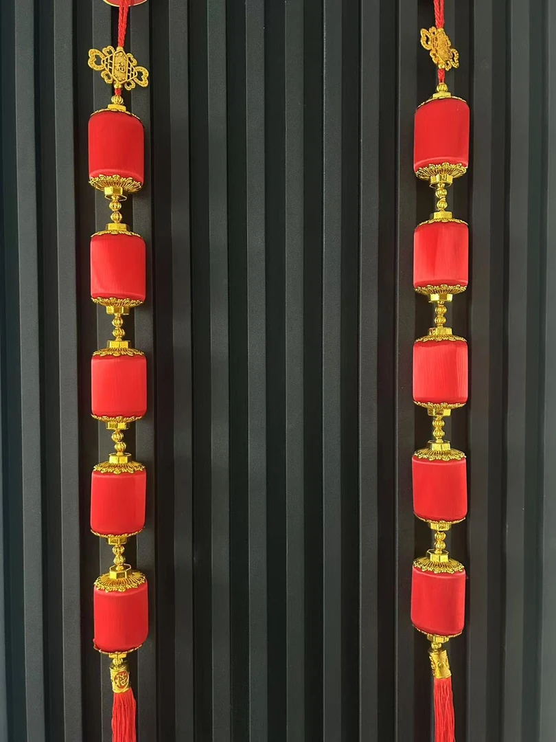 (大红灯）笼串新年乔迁装饰喜庆挂件