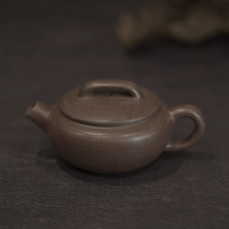 【紫砂堂】《石钵》素器 共生矿-约130cc