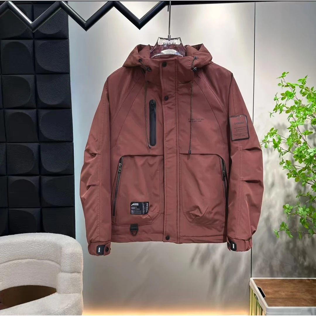 高定极寒户外连帽工装保暖御寒外套8832#