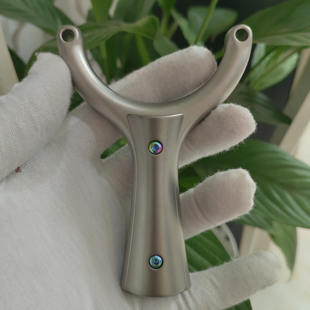 （瑕疵）千发单卡弹弓钛合金材质户外成人竞技休闲娱乐高精度玩具