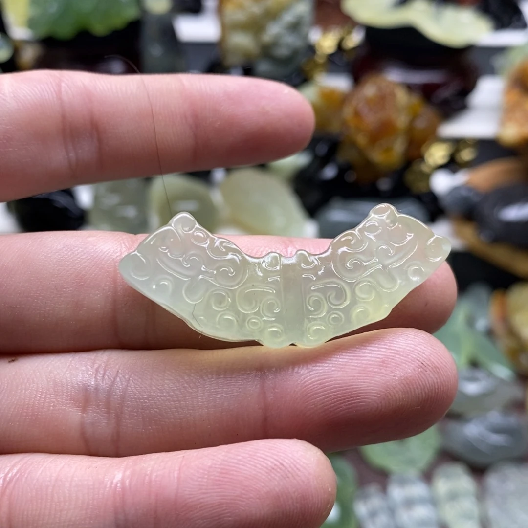 岫玉玉衡吊坠未镶嵌