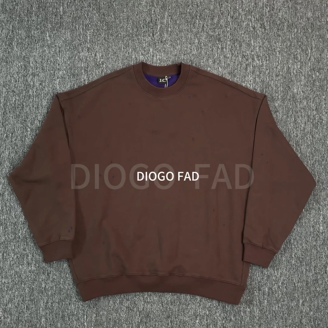 DIOGO Round neck sweatshirt 加厚圆领长袖破洞卫衣