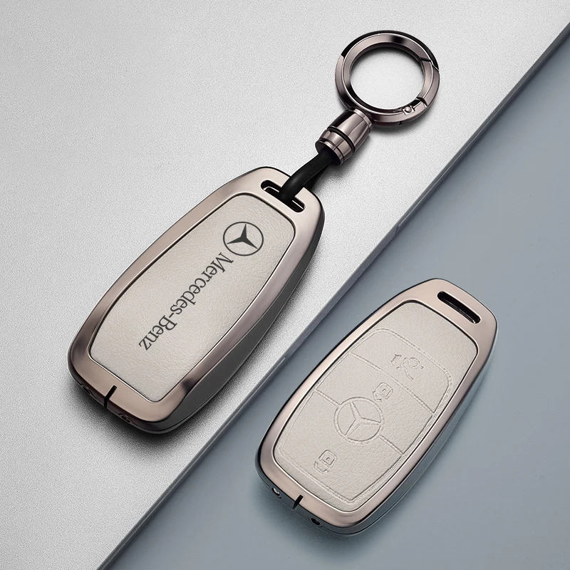 适用于奔驰e300l钥匙套gle350车24款c260l扣glb220壳gla200男glc