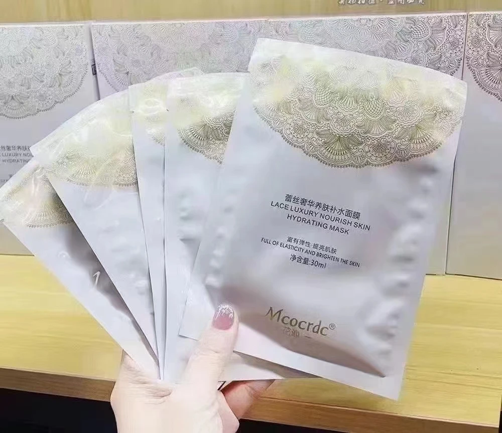 Mcocrdc蕾丝奢华养肤补水面膜 拍一发三盒