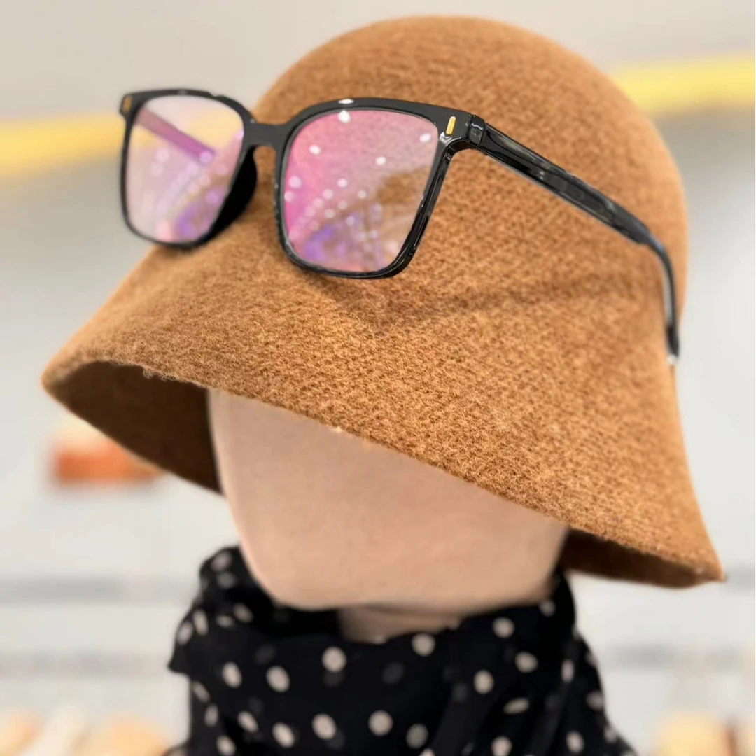 【68岁小姐姐】高级感纯色复古羊毛洋气时尚百搭渔夫帽盆帽WS 9061