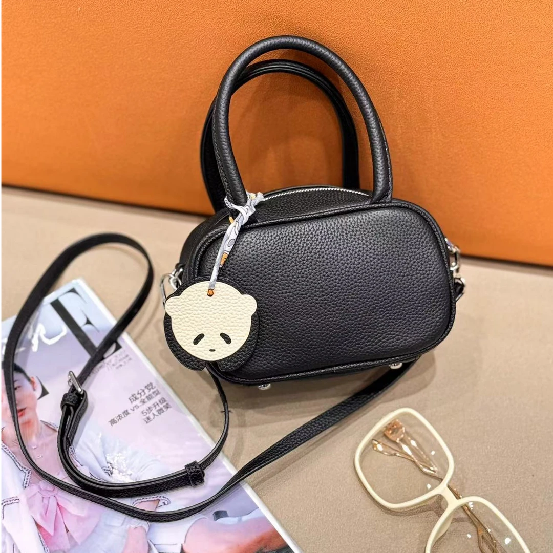 [68岁小姐姐]可爱简约ins手提斜挎小包包时尚保龄球包D24TB8 8530