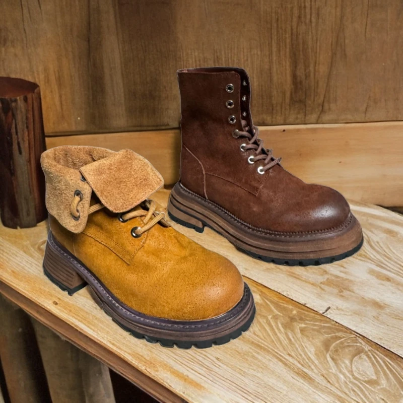 马皮夏季薄款短靴女新款便捷百搭夏天靴子经典骑士马丁靴女单靴