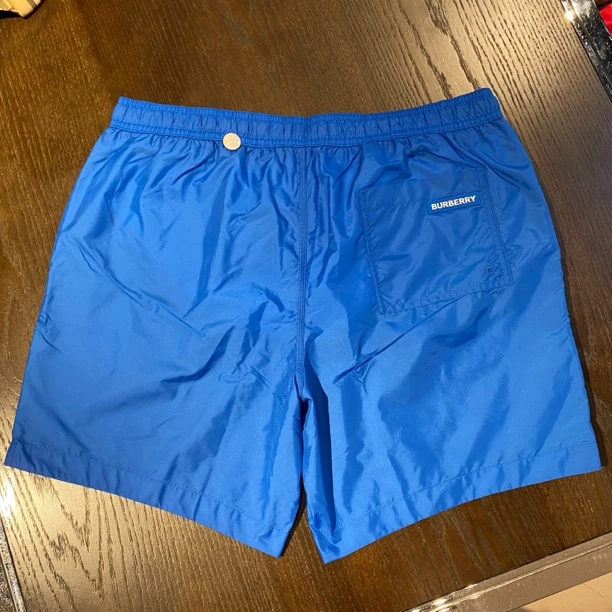 未使用 BURBERRY/博柏利 男士休闲短裤 沙滩裤 松紧腰抽绳