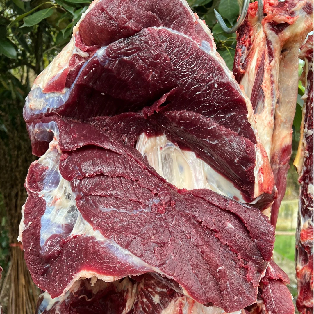 金寨黄牛肉农家喂养无注水现宰金标老黄牛肉3斤顺丰包邮