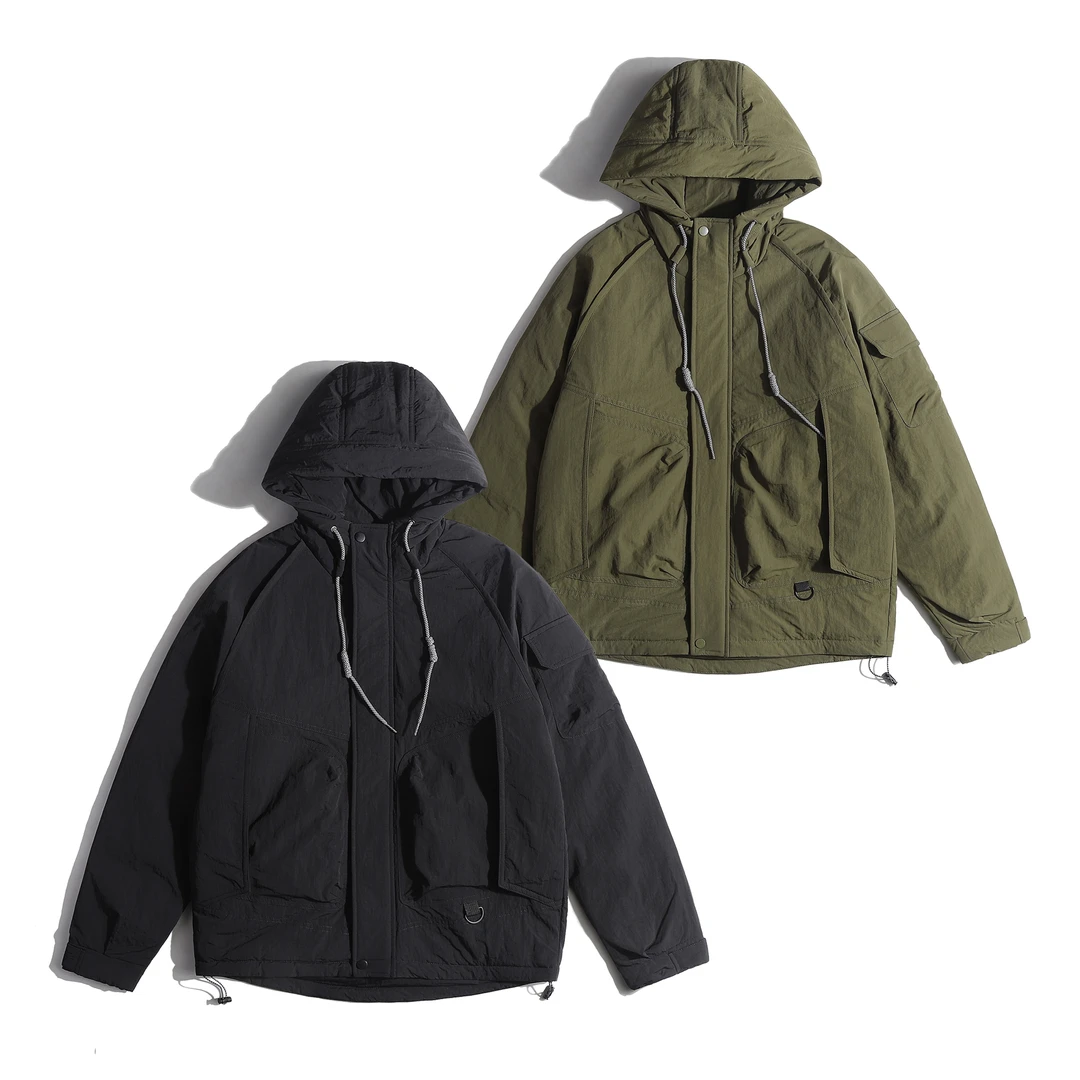 90白鸭绒男士工装羽绒服加厚高级休闲GS1355款时尚轻羽绒男款户外