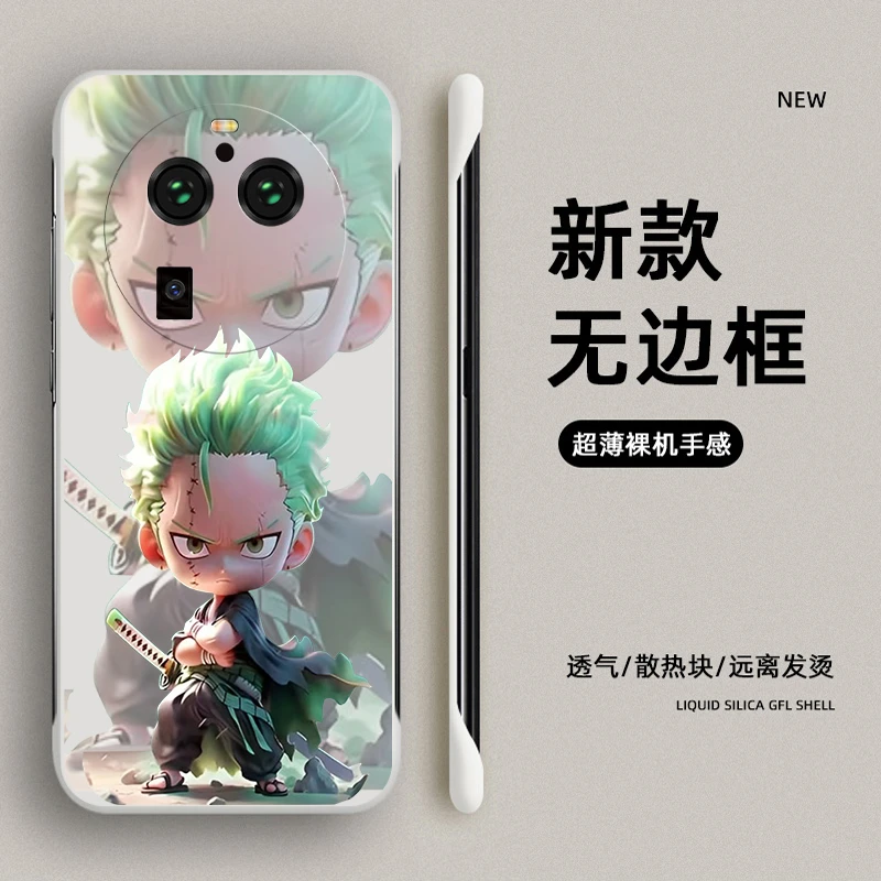 OPPOfindx6手机壳pro无边框防摔硬壳卡通保护套个性战损索隆时尚