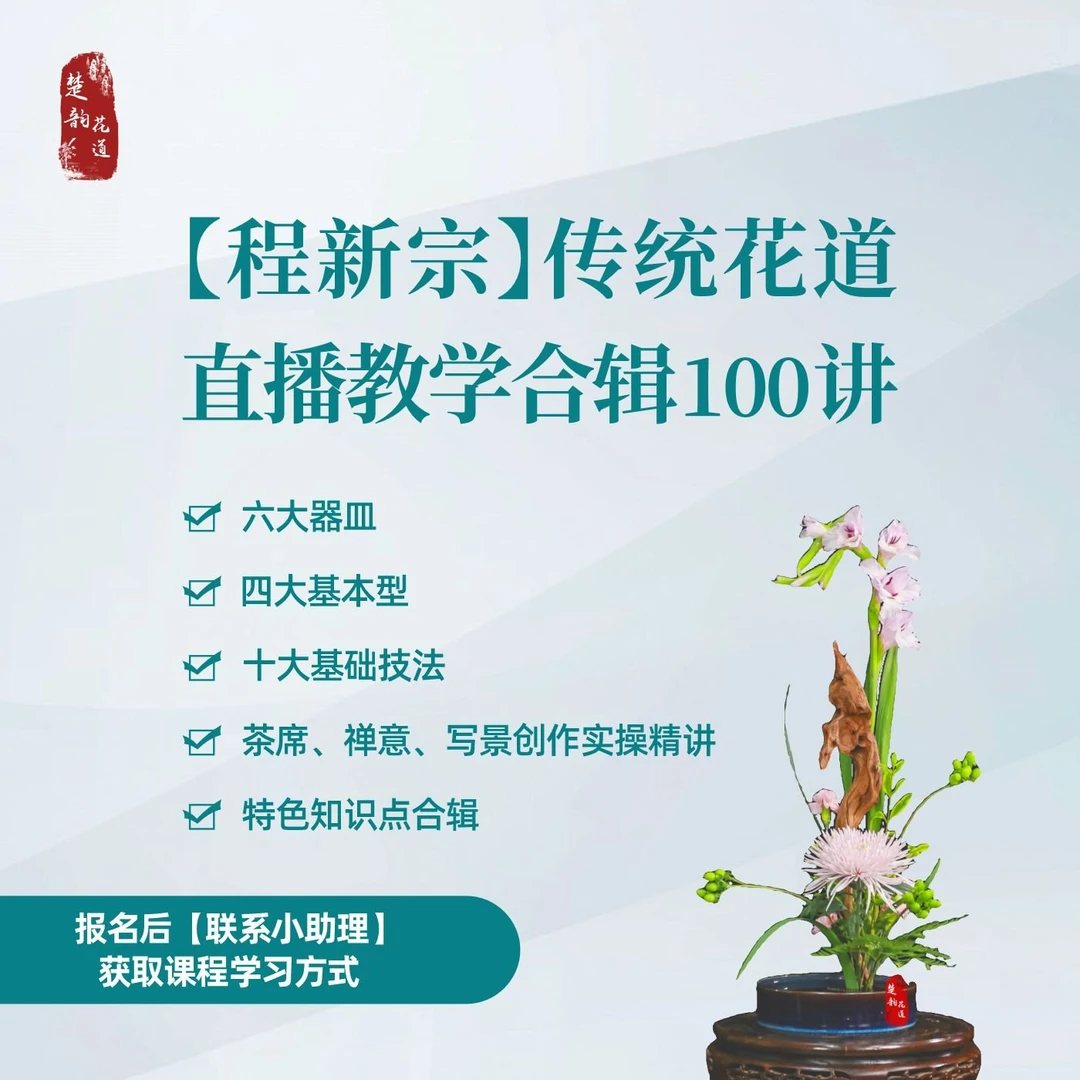 【程新宗】传统插花直播教学合辑