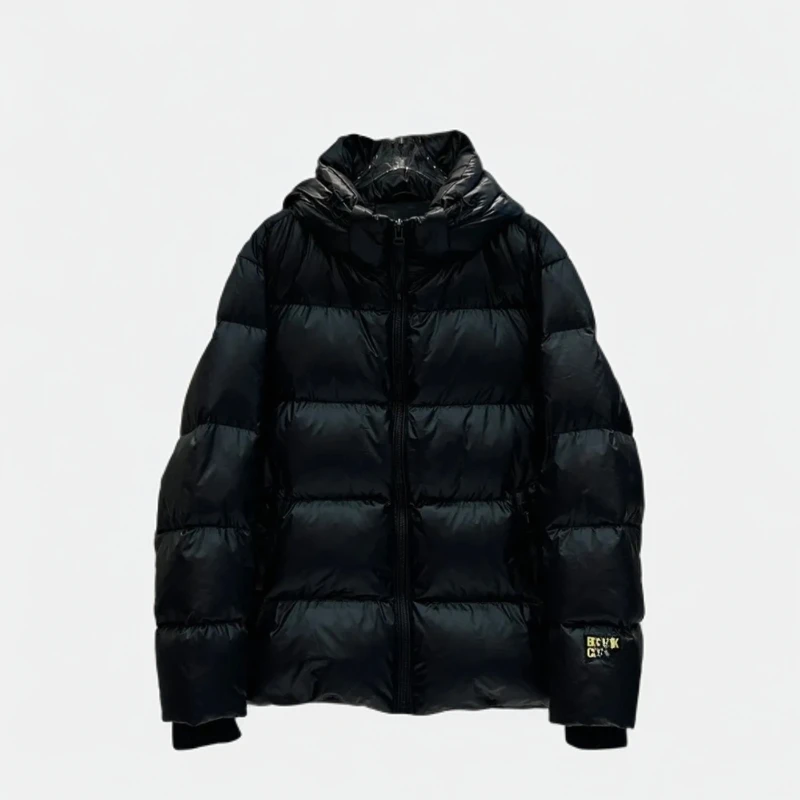 AC【0428】短款加绒加厚高品质男女情侣款冬季外套时尚连帽