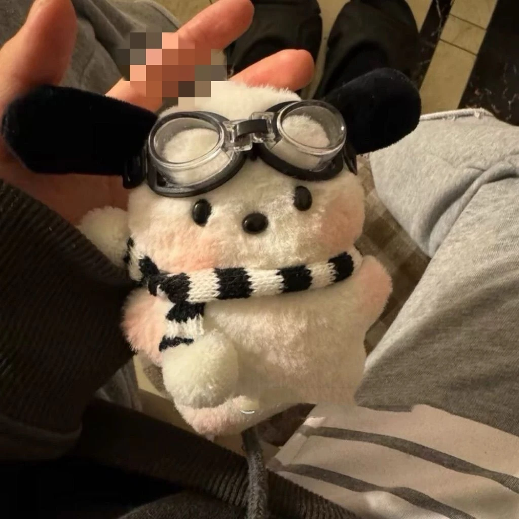 ins腮红帕恰狗可爱公仔少女心书包挂件创意玩偶卡通情侣礼物E841