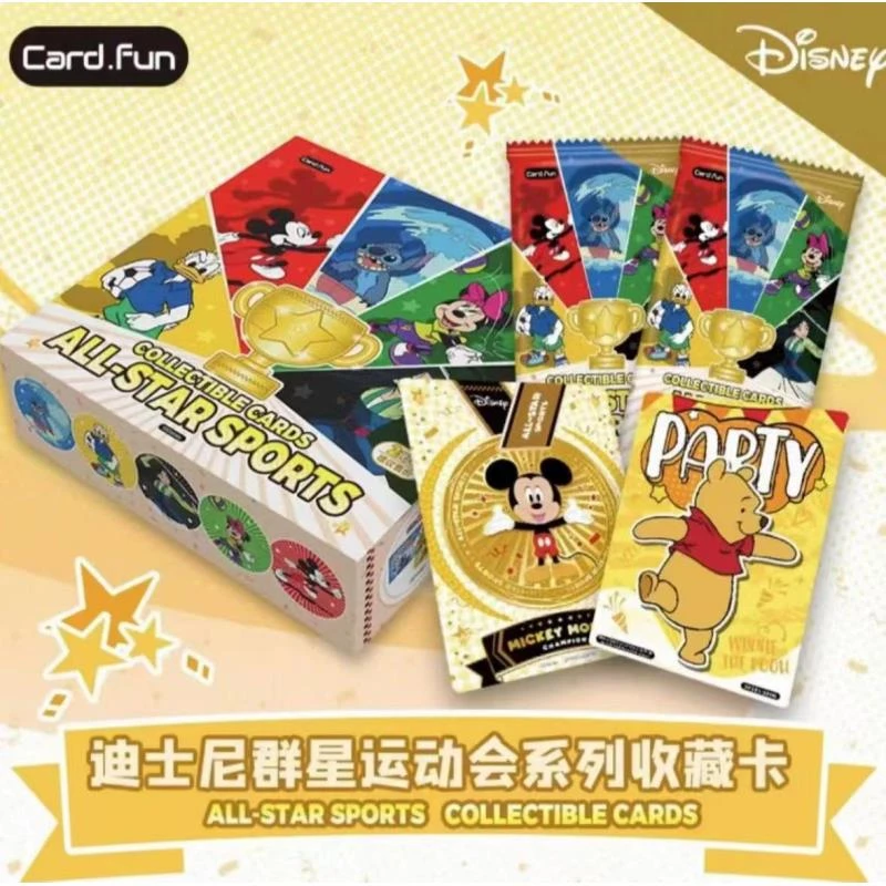 集卡社【平拆&玩法】迪士尼两元包第一弹收藏卡牌群星运动会
