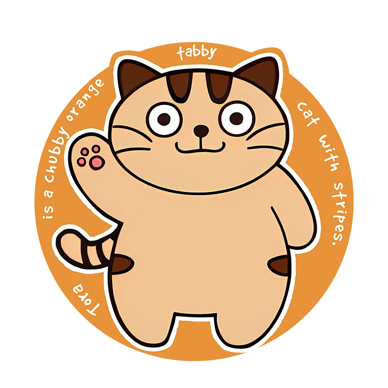 虎斑猫猫手机支架