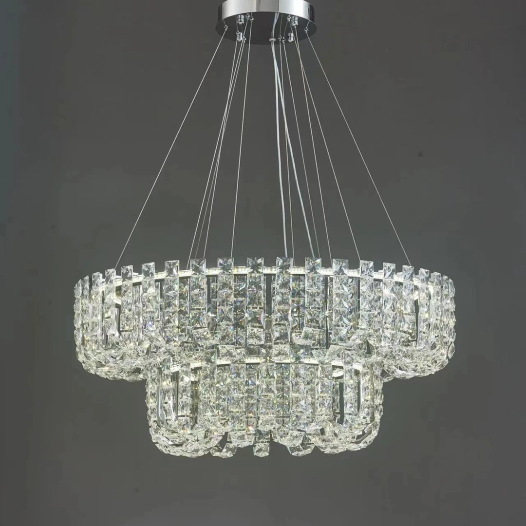 轻奢客厅大厅简约吊灯法式意式别墅奢华创意个性家用餐厅大气吊灯