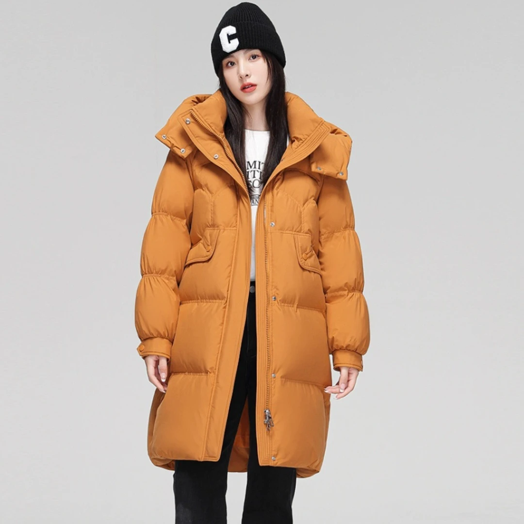 【直播链接】39-599女装休羽绒服长款保暖百搭女士入手可得不不零售