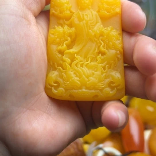 琥珀手串未镶嵌蜜蜡