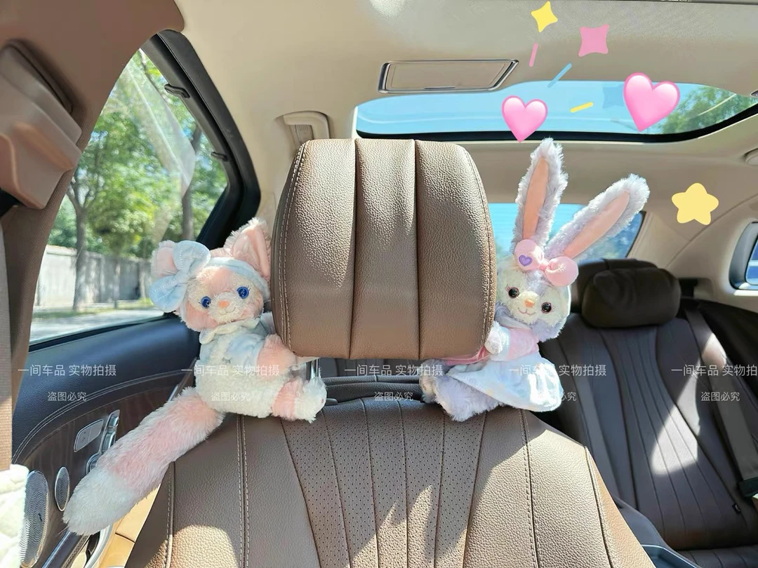 懒懒玲娜贝儿窗帘扣绑带汽车摆件装饰毛绒公仔玩偶玲娜贝儿挂件