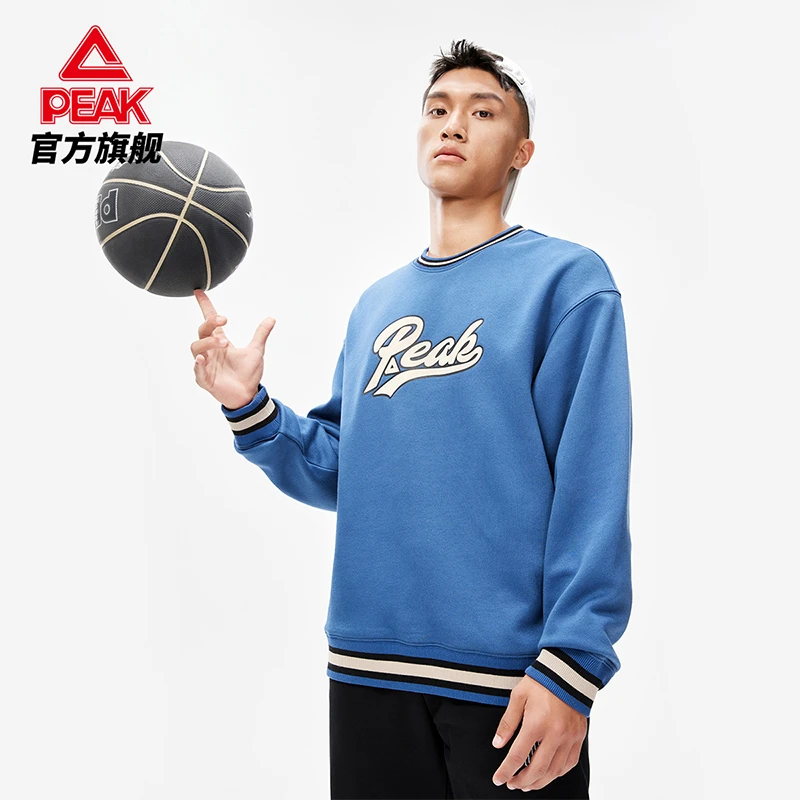 匹克阿尔瓦拉多同款运动上衣2023秋季新款休闲男士卫衣-DF634141