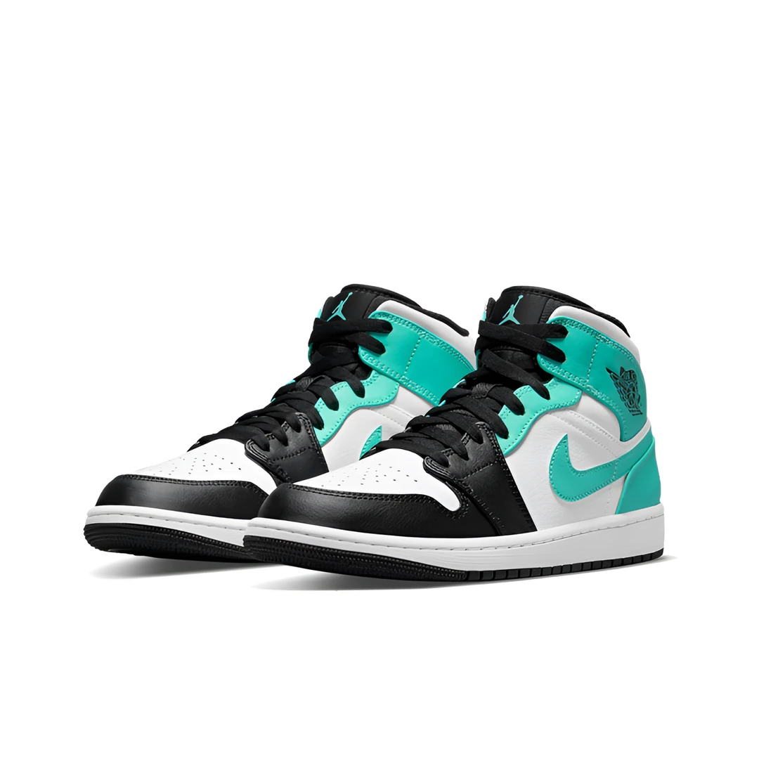 Air Jordan 1Mid AJ1蒂芙尼 男女款 中邦 潮流 中帮鞋 554724-132