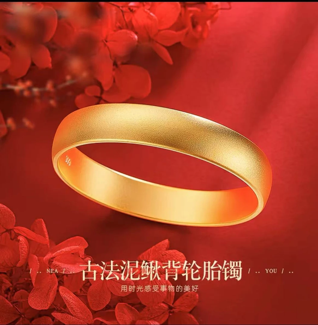 铜合金手镯 经典款10N古法手镯素圈传承时尚百搭素款气质款