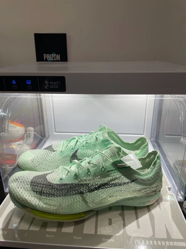 43 nike 胜利气垫 绿色 二手田径钉鞋