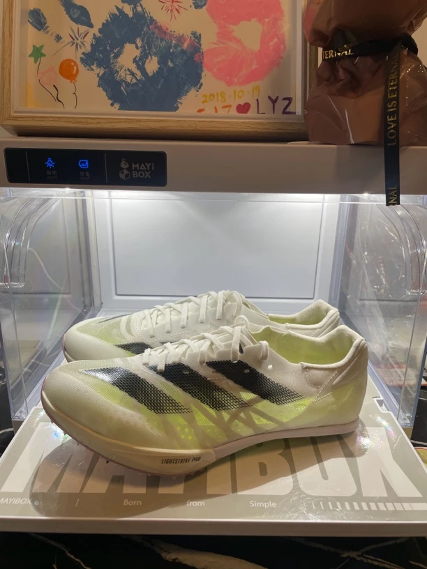 41.5 adidas 大蝉翼二代 白色 二手田径钉鞋