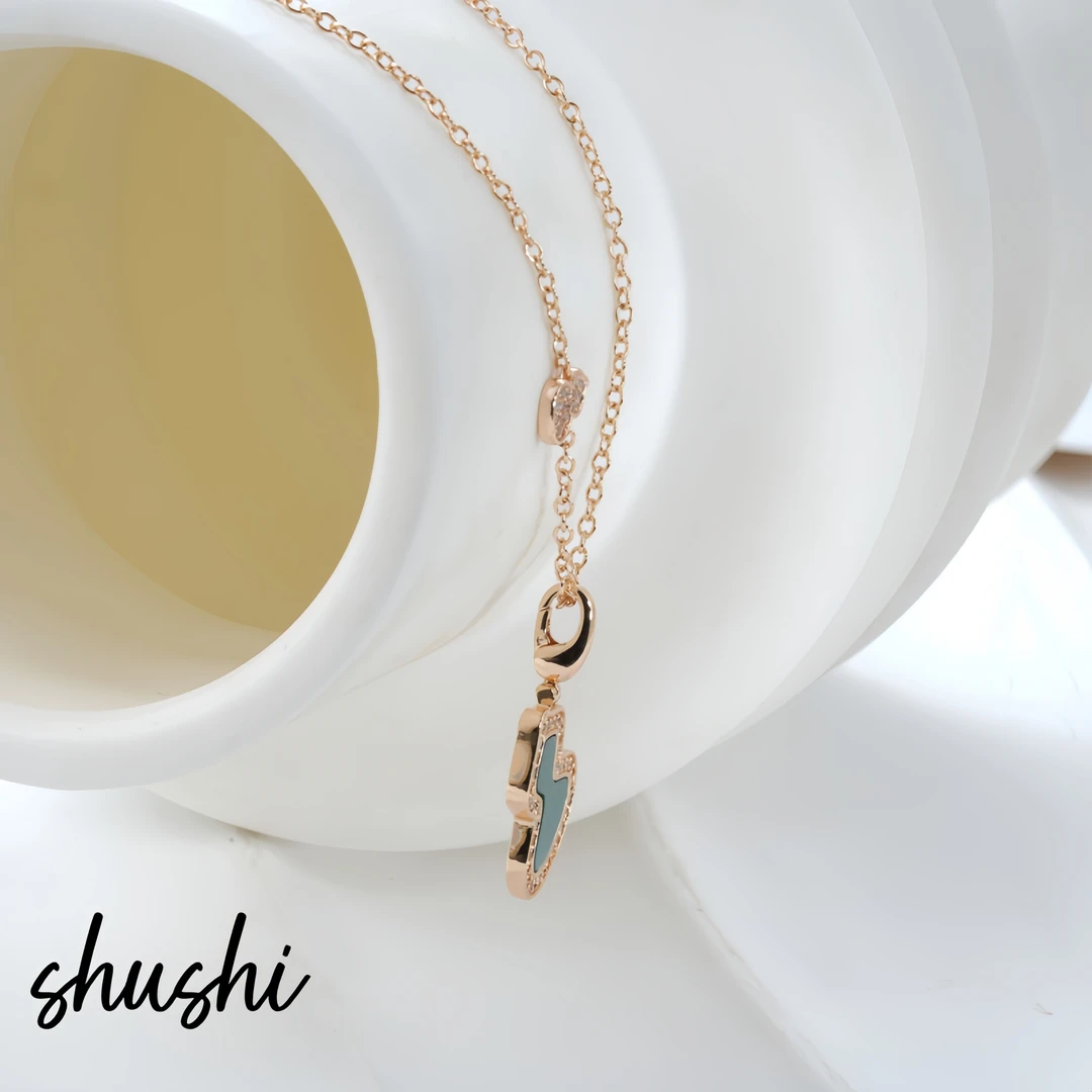 铜合金锆石项链 时尚气质轻奢百搭经典项链2836（43+4ｃｍ）