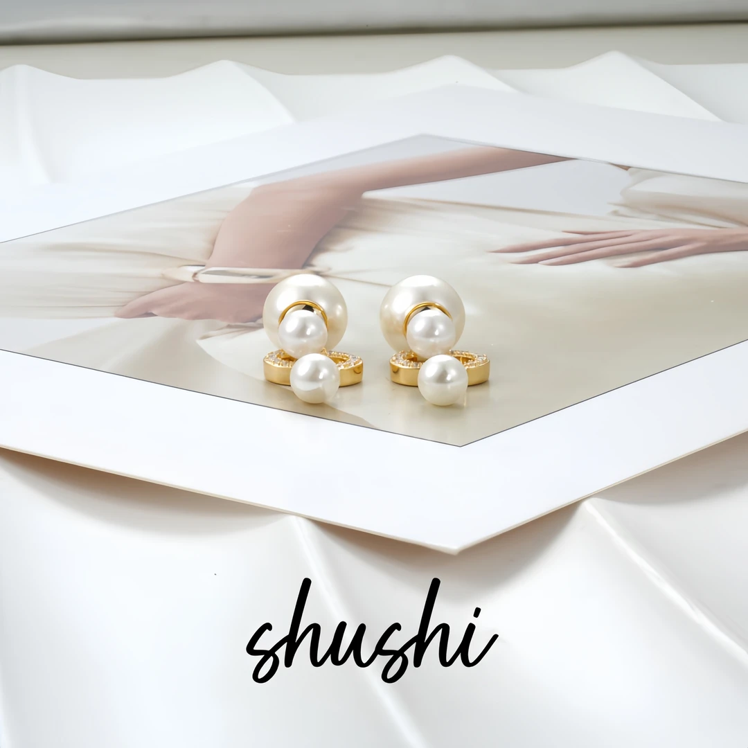 铜合金仿珍珠耳饰 耳环7888